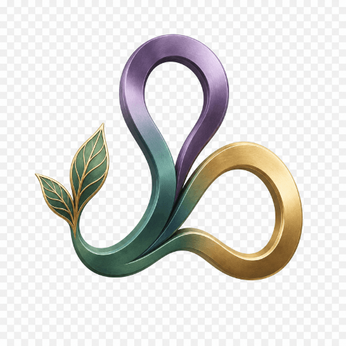 geschwungen stilvolles logo
